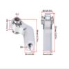 1/10 RC Car Ball Joint,4pcs M4 Chassis Link Steering Rod Ends - Straight/Bend Rod Ends for 1/10 RC Crawler (SCX10, TRX4, Capra, VS4-10, Wraith) (2Bend 2Straight 7mm Black) view 2