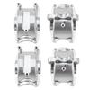 2Pcs Aluminum Front and Rear Gear Box Set for WLtoys 1/18 RC Car A959 A959B A969 A969-B A979 K929 Upgrade Parts view 1