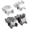 2Pcs Aluminum Front and Rear Gear Box Set for WLtoys 1/18 RC Car A959 A959B A969 A969-B A979 K929 Upgrade Parts view 2