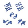 10Pcs Metal Upgrade Parts Kit Suspension Arms Knuckle Arm for Traxxas 4-Tec 2.0 3.0 4Tec 2.0 VXL 1/10 RC On-Road Car(Blue) view 1