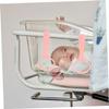 Abaodam 4pcs Stand up Safety for Crib Portable Boy Girl Walking Assist Pull up Bar Arm Strength Training Tool for Boy Girl Playpen Gray view 4