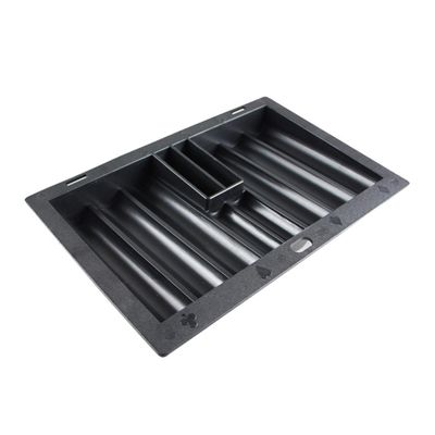 CHICAMPERA Thick Poker Chip Tray Capacity Plastic Poker Chip Holder for Table Games Design for Organized Storage and Game Rooms