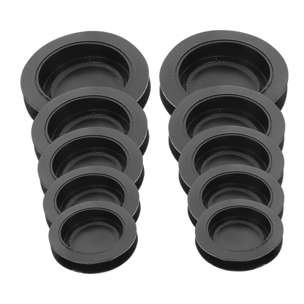 Cabilock 10pcs Piggy Bank Plugs Locking Money Bank Stopper Covers Rubber Plugs for