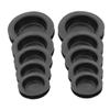 Cabilock 10pcs Piggy Bank Plugs Locking Money Bank Stopper Covers Rubber Plugs for view 1