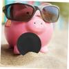 Cabilock 10pcs Piggy Bank Plugs Locking Money Bank Stopper Covers Rubber Plugs for view 4