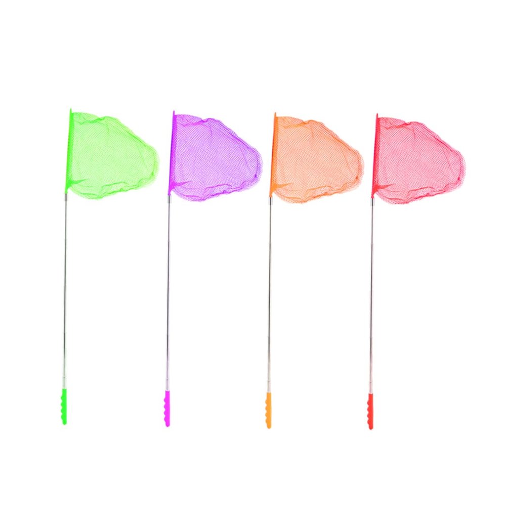 HANABASS 4pcs Insects Nets Extendable Telescopic Nets Bug Catcher Boys and Girls Boy Girl Toys Easy to Catch and Release Random Color