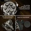 ASTRANOVA Metal Bullet Dice Set with Spinning Revolver Cylinder Holder for DND, Tabletop Games(Gunmetal Grey) view 4