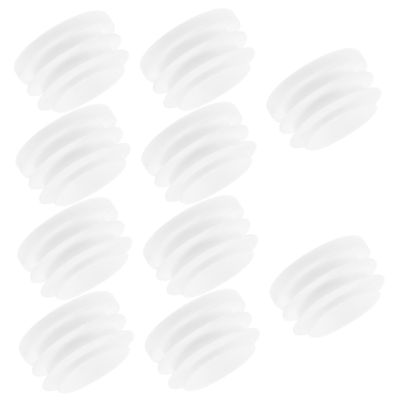 BESPORTBLE 10pcs Lacrosse Stick End Caps Hockey Stick Butt End Covers Easy Install Replacement Caps for Clean Playing Experience Plated Steel