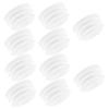 BESPORTBLE 10pcs Lacrosse Stick End Caps Hockey Stick Butt End Covers Easy Install Replacement Caps for Clean Playing Experience Plated Steel view 1