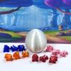 12pcs 3D Printed Dinosaurs with Egg, Articulated Multi Color Fidget Dinosaurs Figures, Tiny Mini Animal Gift Idea, Birthday Party Decorations, Cake Toppers MD-Ass-WHE view 2