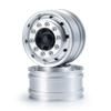 Alloy Metal Front Wheel Rim Hex Beadlock Wheel Hub for 1/14 Tamiya RC Tractor Cargo Truck Car Upgrade Parts(2PCS) view 1