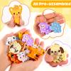 24 Packs Party Favors for Kids,Easter Egg Stuffers Basket Filler Animal Pop Fidget Toys Set,Bulk Mini Keychain Treasure Box Classroom Prizes Birthday Gift Goodie Bags Stuffers for Toddler Boys Girl view 3