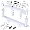 Metal Front & Rear Body Mounts with Body Posts Upgrade Parts for 1/10 Traxxas Slash 2WD Rustler Stampede VXL RC Car(Silver) view 1