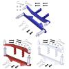 Metal Front & Rear Body Mounts with Body Posts Upgrade Parts for 1/10 Traxxas Slash 2WD Rustler Stampede VXL RC Car(Silver) view 2