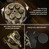 ASTRANOVA Metal Bullet Dice Set with Spinning Revolver Cylinder Holder for DND, Tabletop Games(Bronze) view 4