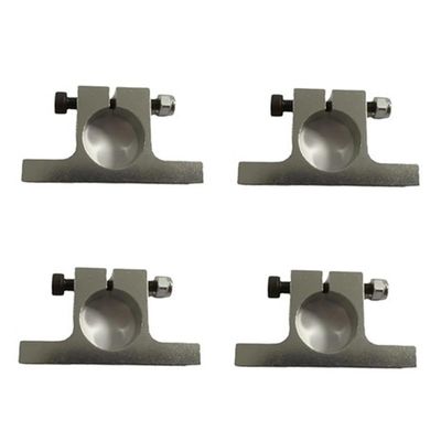 4PCS Aluminum Alloy T-Shaped Pipe Clamp 12mm/14mm Carbon Tube Clip Holder Motor Mount Fixed Base for RC Drone Quadcopter Parts(14mm)