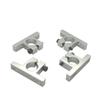4PCS Aluminum Alloy T-Shaped Pipe Clamp 12mm/14mm Carbon Tube Clip Holder Motor Mount Fixed Base for RC Drone Quadcopter Parts(14mm) view 2