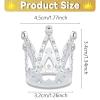 12 Pcs Crown Cake Topper, Mini Tiara Small Cake Crown Topper for Birthday Wedding Party Bouquet Flower Arrangements Baby Shower Decor view 2