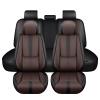 Cscevt Leather Seat Covers for Subaru Tribeca 2008-2014,Premium Car Seat Covers Full Set,Waterproof Car Seat Protectors with Airbag,Comfort Interior Cover Seats for Cars(Black+Brown) view 1
