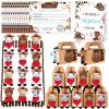 62 Pcs Adopt a Horse Animal Party Favors Include 12 Mini Stuffed Horse 12 Boxes 12 Brown Hat 12 Red Scarf 12 Cards 1 Adopt Sign 1 Fence for Adopt a Grassland Animal Party Favor Pet Birthday Supplies view 1