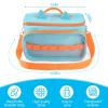 Carrying Case for Toniebox Starter, Storage Compatible with Tonies Box 1&2, Tonies Characters Figures, Headphones and Charging Station, Portable Storage Bag with Shoulder Strap and Handle Bar (Pink) view 2