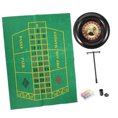 PRETYZOOM Poker Wheel Game Set for Parties Carnival Trade Show Poker Wheel Prop Table Game