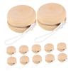 FOYTOKI 12pcs DIY Wooden Yo-yo Balls for Boy Girl Safe Craft Painting Toys Creative Playthings for Boy Girl Artistic Projects and Home Decor view 1