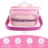 Carrying Case for Toniebox Starter, Storage Compatible with Tonies Box 1&2, Tonies Characters Figures, Headphones and Charging Station, Portable Storage Bag with Shoulder Strap and Handle Bar (Pink) view 2