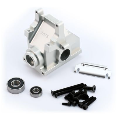 BENMAZ Aluminum Alloy Gearbox Case Upgrade Parts for Arrma 1/8 Kraton Outcast Typhon Talion 1/7 Infraction Fireteam Felony Mojave,Replace#AR310854 (Silver)