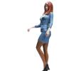 1/64 Scale Miniature Figure Diorama People Figure Hand Painted Gift Women Model for Architecture Model Dollhouse Decoration view 4