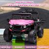 12V Kids Ride On Truck Car Electric Ride On Toy for Toddles with Remote Control, Spring Suspension, Led Lights, Music, Pink view 4