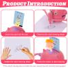 Interactive Educational Drawing Robot for Kids Montessori Painting Learning Toys for 3 4 5 6 7 8 Year Old Boys Girls Birthday PartyPink view 4