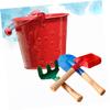 Mikikit 1set Portable Gardening Tools for Boys and Girls Lightweight Flowering Tools Ergonomic Design for Easy Planting Rake Shovel and Trowel for Outdoor Fun and Garden Play Random view 4