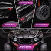 12V Kids Ride On Truck Car Electric Ride On Toy for Toddles with Remote Control, Spring Suspension, Led Lights, Music, Black view 2