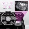 12V Kids Ride On Truck Car Electric Ride On Toy for Toddles with Remote Control, Spring Suspension, Led Lights, Music, Black view 3