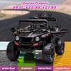 12V Kids Ride On Truck Car Electric Ride On Toy for Toddles with Remote Control, Spring Suspension, Led Lights, Music, Black view 4