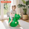 EVERICH TOY Bouncy Dinosaur Hopping Toy, Bouncy Horse Animals Ride on, Outdoor Inflatable Bouncer, Birthday Gifts for Boys Girls 4 5 6 7 8 Years Old Toddler view 2