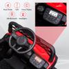 12V Kids Ride On Truck Car Electric Ride On Toy for Toddles with Remote Control, Spring Suspension, Led Lights, Music, Red view 3