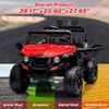 12V Kids Ride On Truck Car Electric Ride On Toy for Toddles with Remote Control, Spring Suspension, Led Lights, Music, Red view 4