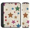 EtherSpher Cartoon Checkered Plaid Stars car seat Neck Strap Covers, Release Stress to Your Neck and Shoulders, car Seatbelt Covers for Backpack Van Auto Protector para cinturn de carro 2 pcs view 1