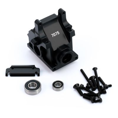 Aluminum Alloy Gearbox Case Upgrade Parts for Arrma 1/8 Kraton Outcast Typhon Talion 1/7 Infraction Fireteam Felony Mojave,Replace#AR310854 (Black)