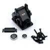 Aluminum Alloy Gearbox Case Upgrade Parts for Arrma 1/8 Kraton Outcast Typhon Talion 1/7 Infraction Fireteam Felony Mojave,Replace#AR310854 (Black) view 1