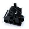 Aluminum Alloy Gearbox Case Upgrade Parts for Arrma 1/8 Kraton Outcast Typhon Talion 1/7 Infraction Fireteam Felony Mojave,Replace#AR310854 (Black) view 4