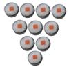 INOOMP 10pcs Miniature Sushi Set Lifelike Onigiri and Rice Roll Food Models for Dollhouse Display and Photography Realistic Kitchen Props for Crafting view 1