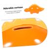 Abaodam Cartoon Dinosaur Piggy Bank Ceramic Storage for Boy Girl Fun and Functional Savings Jar for Boys and Girls Birthday Cute Home view 3