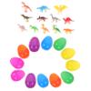 Abaodam 12pcs Dinosaur Toys Unique Easter Pull-back Dinosaurs for Boys and Girls and Party Games Random Style view 1