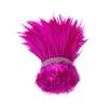 100Pcs/1lot Natural Rooster Feather Plume Decoration DIY Sewing Accessory 4-6" Pheasant Feathers for Crafts plume Wholesale(Rose red) view 1