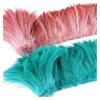 100Pcs/1lot Natural Rooster Feather Plume Decoration DIY Sewing Accessory 4-6" Pheasant Feathers for Crafts plume Wholesale(Rose red) view 2