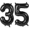 40 Inch Black Number 35 Digital Balloon,Jumbo Mylar Foil Helium Balloon for 35 Balloons for Birthday Party,Wedding Anniversary Party Decorations view 1