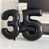 40 Inch Black Number 35 Digital Balloon,Jumbo Mylar Foil Helium Balloon for 35 Balloons for Birthday Party,Wedding Anniversary Party Decorations view 3